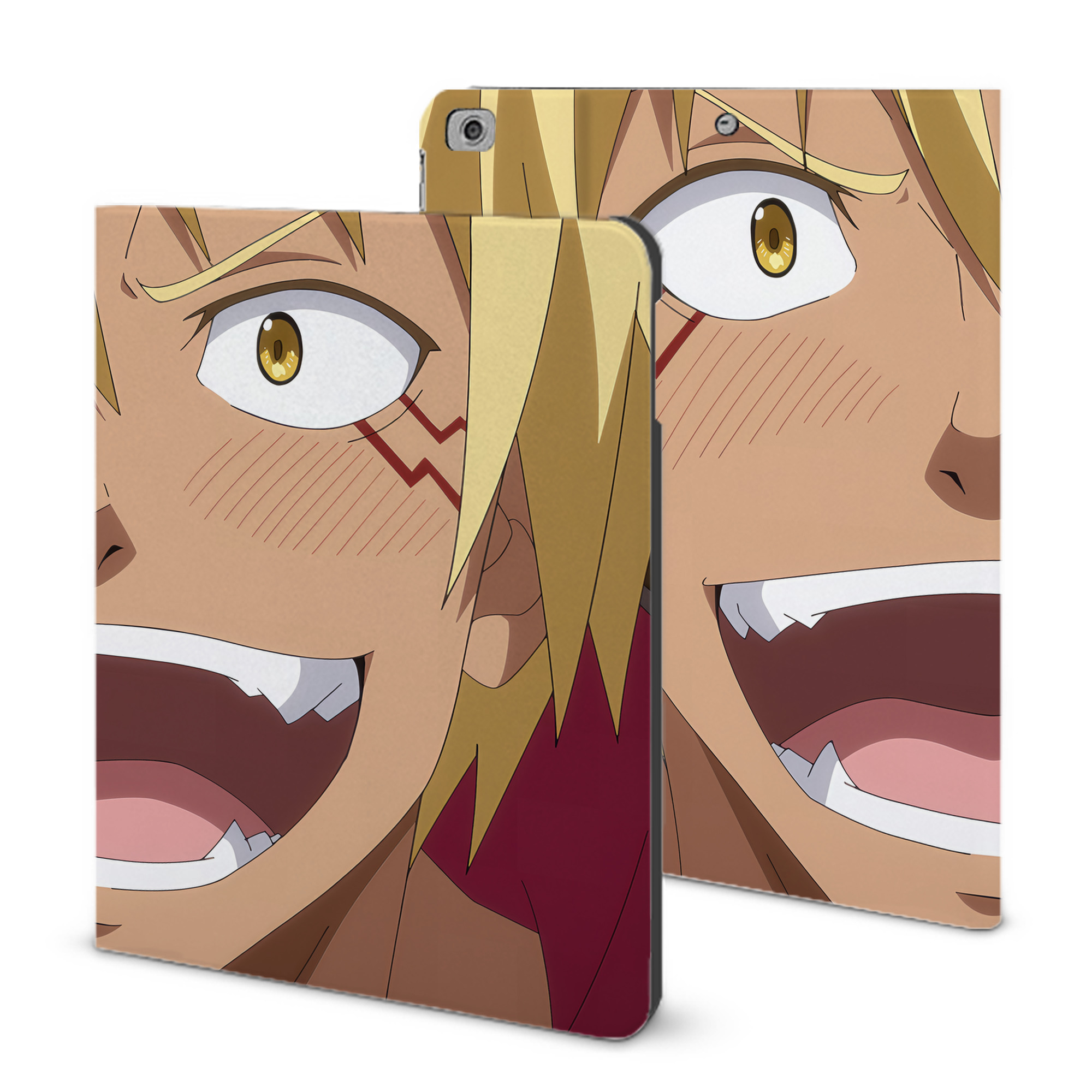 （画像用） 転スラ Regarding Reincarnated to Slime IPad ケース ブック型 PUレザー TPU 耐衝撃 軽量 薄型 ペン収納なし 全面保護 IPad 各モデル対応